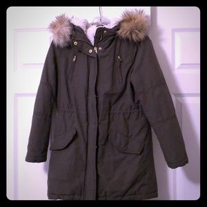 American Eagle Parka Coat Green M